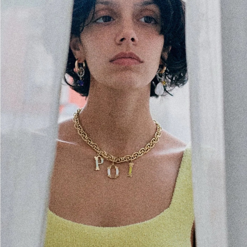 Bangla Begum Bright Words Necklace - D